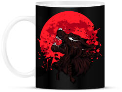 printfashion Vérfarkas és vérhold - Bögre - Fekete (5537431)