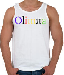 printfashion Olimpia - Férfi atléta - Fehér (15818509)