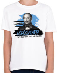 printfashion Vörösmarty Mihály - Nem félek - Gyerek póló - Fehér (9958853)