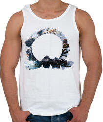 printfashion God of War - Ragnarok - Atreus, Kratos, Freya - Férfi atléta - Fehér (10847971)