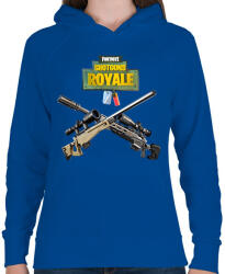 printfashion Snipers Fortnite - Női kapucnis pulóver - Királykék (2440547)