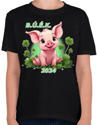 printfashion malacka - Gyerek póló - Fekete (15196619)