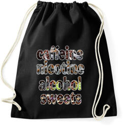 printfashion A négy elem - Sportzsák, Tornazsák - Fekete (5729165)