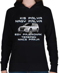 printfashion Pajero - Női kapucnis pulóver - Fekete (4672284)