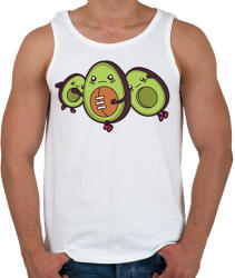 printfashion Avokádó amerikai foci - Férfi atléta - Fehér (6255083)