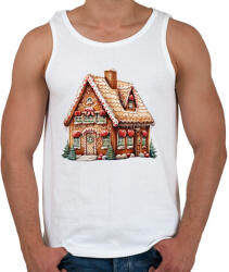 printfashion Házikó - Férfi atléta - Fehér (15119580)