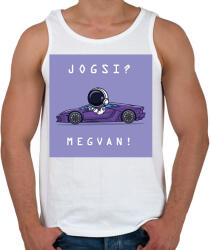 printfashion Jogsi? Megvan! - Férfi atléta - Fehér (6390596)