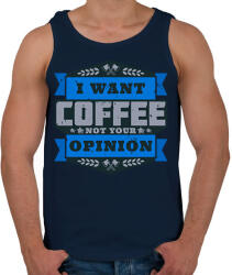 printfashion Coffee - Férfi atléta - Sötétkék (13986873)