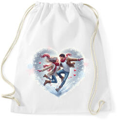 printfashion Boldog szerelem télen - Sportzsák, Tornazsák - Fehér (15502565)