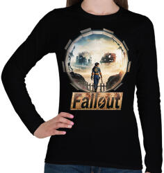 printfashion Fallout - Női hosszú ujjú póló - Fekete (16368915)