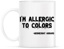 printfashion Allergia a színekre - Bögre - Fehér (11547044)