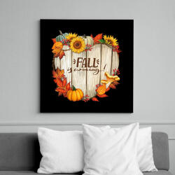 printfashion Fall is coming - Vászonkép - Fekete (14206681)