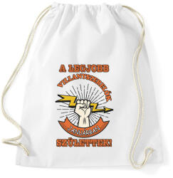 printfashion Villanyszerelő január - Sportzsák, Tornazsák - Fehér (11405846)