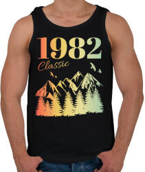 printfashion 1982 - Férfi atléta - Fekete (12717299)