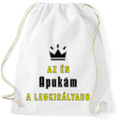 printfashion Az én apukám - Sportzsák, Tornazsák - Fehér (3617491)