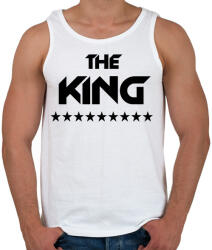 printfashion The King - Férfi atléta - Fehér (540567)