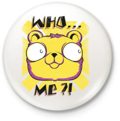 printfashion Ki. . . Én? ! - Kitűző, hűtőmágnes - Fehér (3073448)