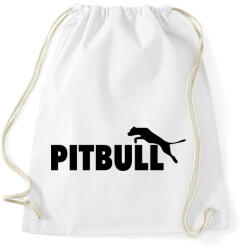 printfashion Pitbull paródia - Sportzsák, Tornazsák - Fehér (1187668)