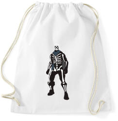 printfashion Skeleton skin Fortnite - Sportzsák, Tornazsák - Fehér (1954330)