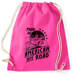 printfashion Amerika büszkesége - Sportzsák, Tornazsák - Fukszia (142399)