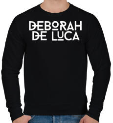 printfashion Deborah de Luca - Férfi pulóver - Fekete (1802953)
