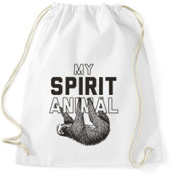 printfashion My spirit animal - Sportzsák, Tornazsák - Fehér (1460828)