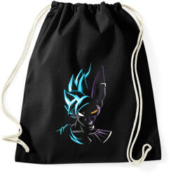 printfashion Goku face Bills - Sportzsák, Tornazsák - Fekete (7109731)