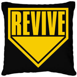 printfashion Warzone Revive - Párnahuzat, Díszpárnahuzat - Fekete (3024315)