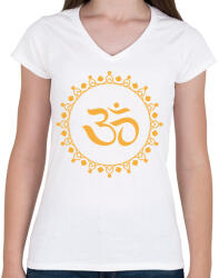 printfashion 30 - Női V-nyakú póló - Fehér (13484812)