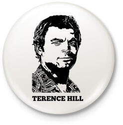 printfashion terence hill - Kitűző, hűtőmágnes - Fehér (7608739)