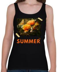 printfashion Nyári kép2 - Női atléta - Fekete (1554799)