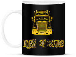 printfashion king of roads - Bögre - Fekete (1480032)