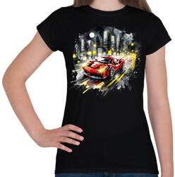 printfashion LEGO Ferrari - Női póló - Fekete (15533238)