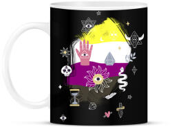 printfashion Mágikus nembináris - Bögre - Fekete (5219477)