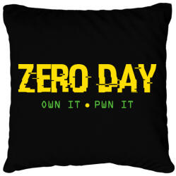 printfashion Zero day - 0day - Párnahuzat, Díszpárnahuzat - Fekete (3531602)