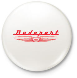 printfashion budapest-ikarus-red - Kitűző, hűtőmágnes - Fehér (3076698)