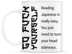 printfashion Reading Japanese is really easy - Bögre - Fehér (7042956)