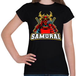 printfashion Szamuráj - Női póló - Fekete (13744321)