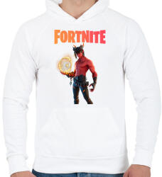 printfashion Dominion Fortnite - Férfi kapucnis pulóver - Fehér (2430184)