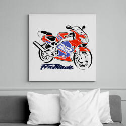 printfashion fb2 - Vászonkép - Fehér (6633159)