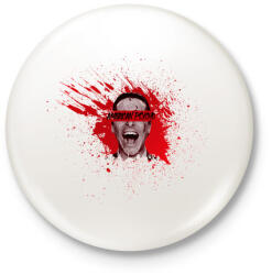 printfashion american psycho - Kitűző, hűtőmágnes - Fehér (3090083)