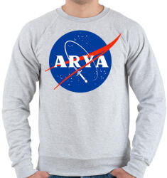 printfashion Arya Nasa - Férfi pulóver - Sport szürke (1500143)