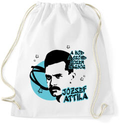 printfashion József Attila- A köd, a csönd - Sportzsák, Tornazsák - Fehér (9956596)