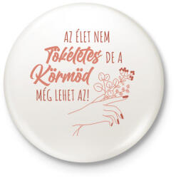 printfashion Tökéletes köröm - Kitűző, hűtőmágnes - Fehér (8469704)