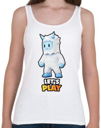 printfashion Stumble Guys - Frost Yeti - Női atléta - Fehér (16086539)