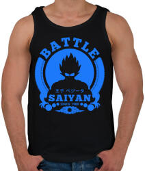 printfashion Saiyan harcos - Férfi atléta - Fekete (517444)