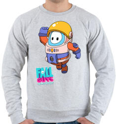 printfashion Fall Guys - Astronaut - Férfi pulóver - Sport szürke (2838087)