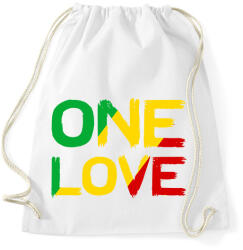 printfashion One Love - Sportzsák, Tornazsák - Fehér (2332512)