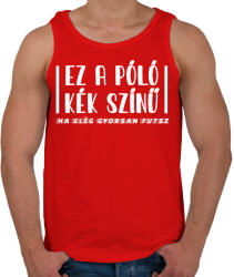 printfashion Ez a póló kék színű - Férfi atléta - Piros (11942255)