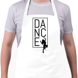 printfashion Dance (black) - Kötény - Fehér (7677936)